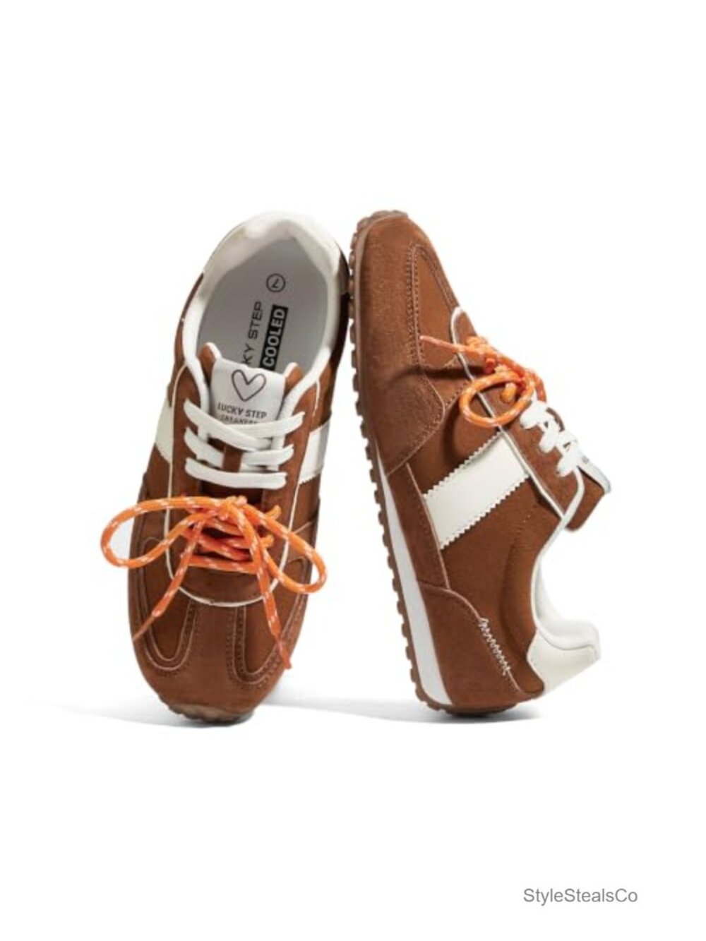Women's Retro Fashion Sneakers Thin Sole Walking Shoes Slip-Resistant Suede